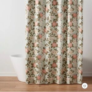 Threshold floral shower curtain